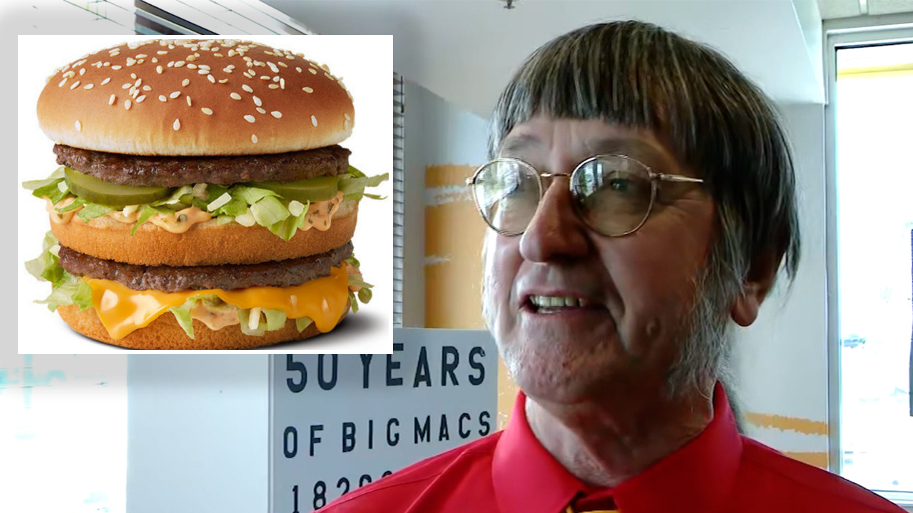 Man celebrates 50 years of eating Big Macs every day