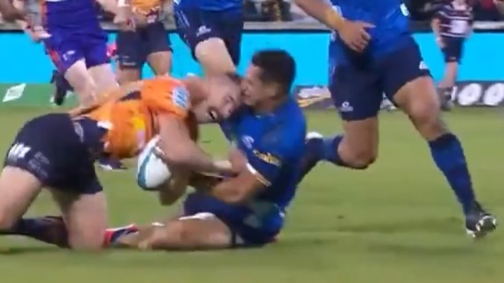 Roger Tuivasa-Sheck's crucial try-saver for the Blues