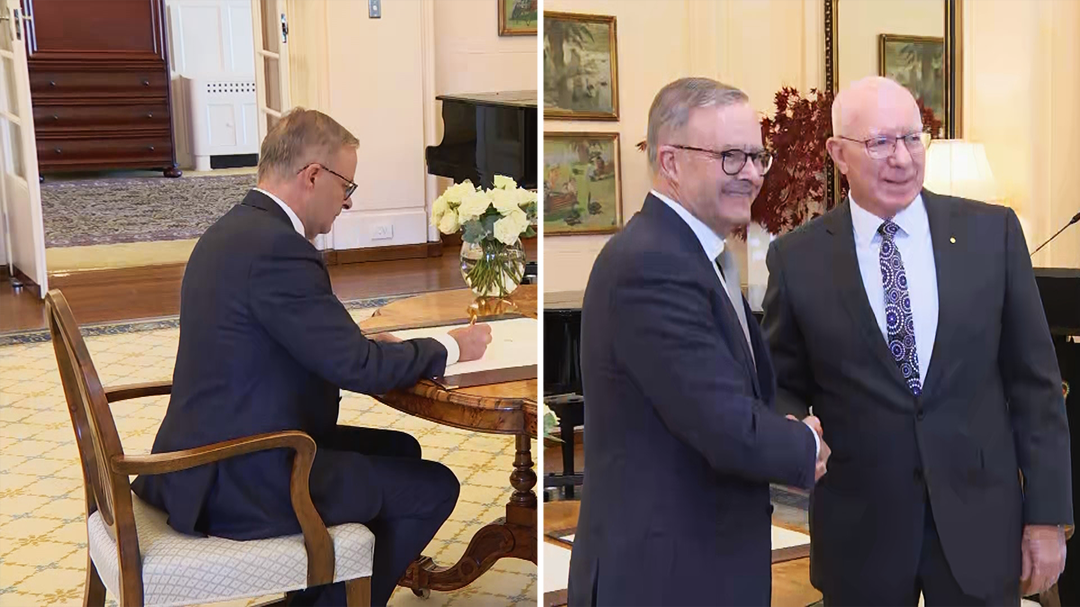 Anthony Albanese sworn in as Australia's 31st Prime Minister