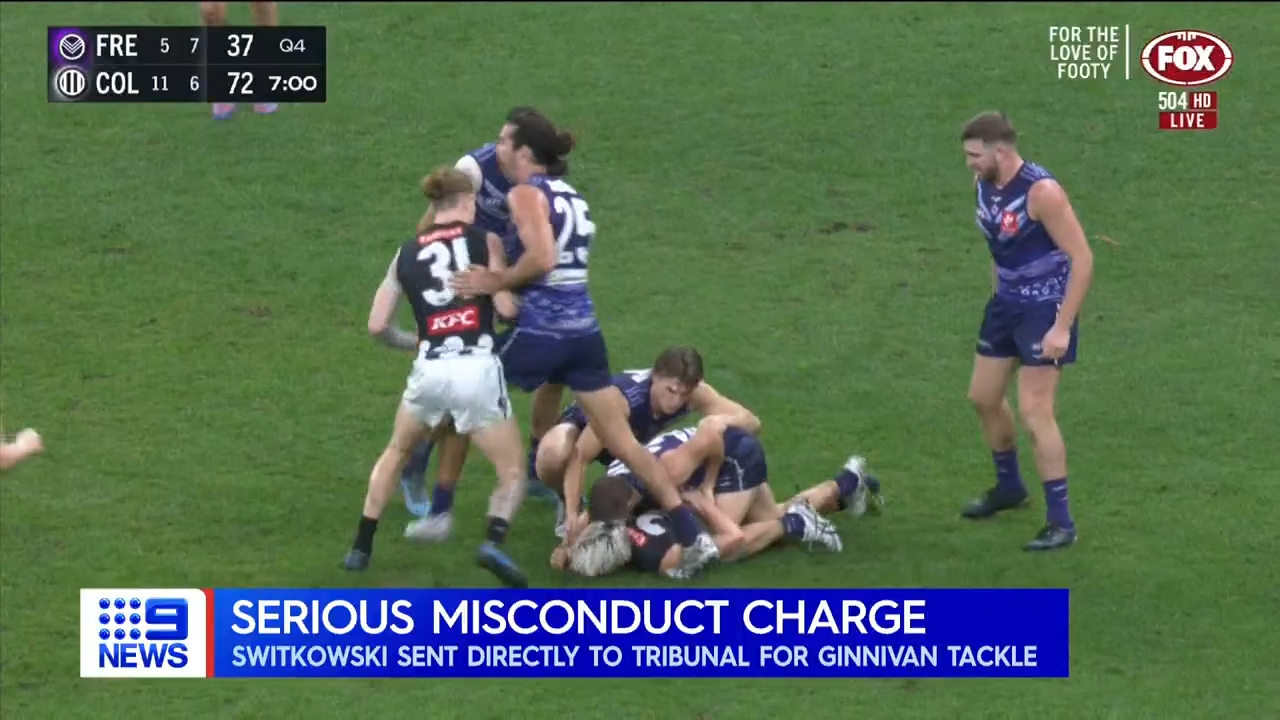 Docker sent to tribunal over 'chicken wing' tackle