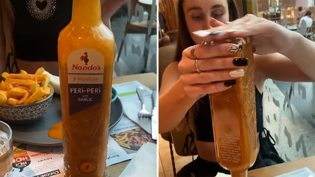 Nando's lover shares trick to get sauce out of the bottle