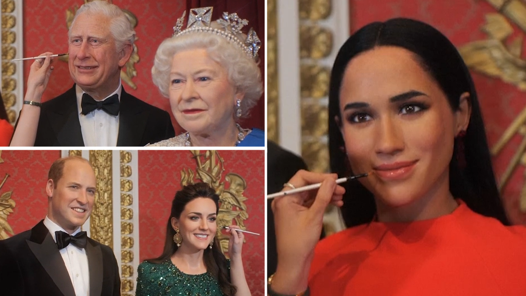 Royal family makeover at Madame Tussauds