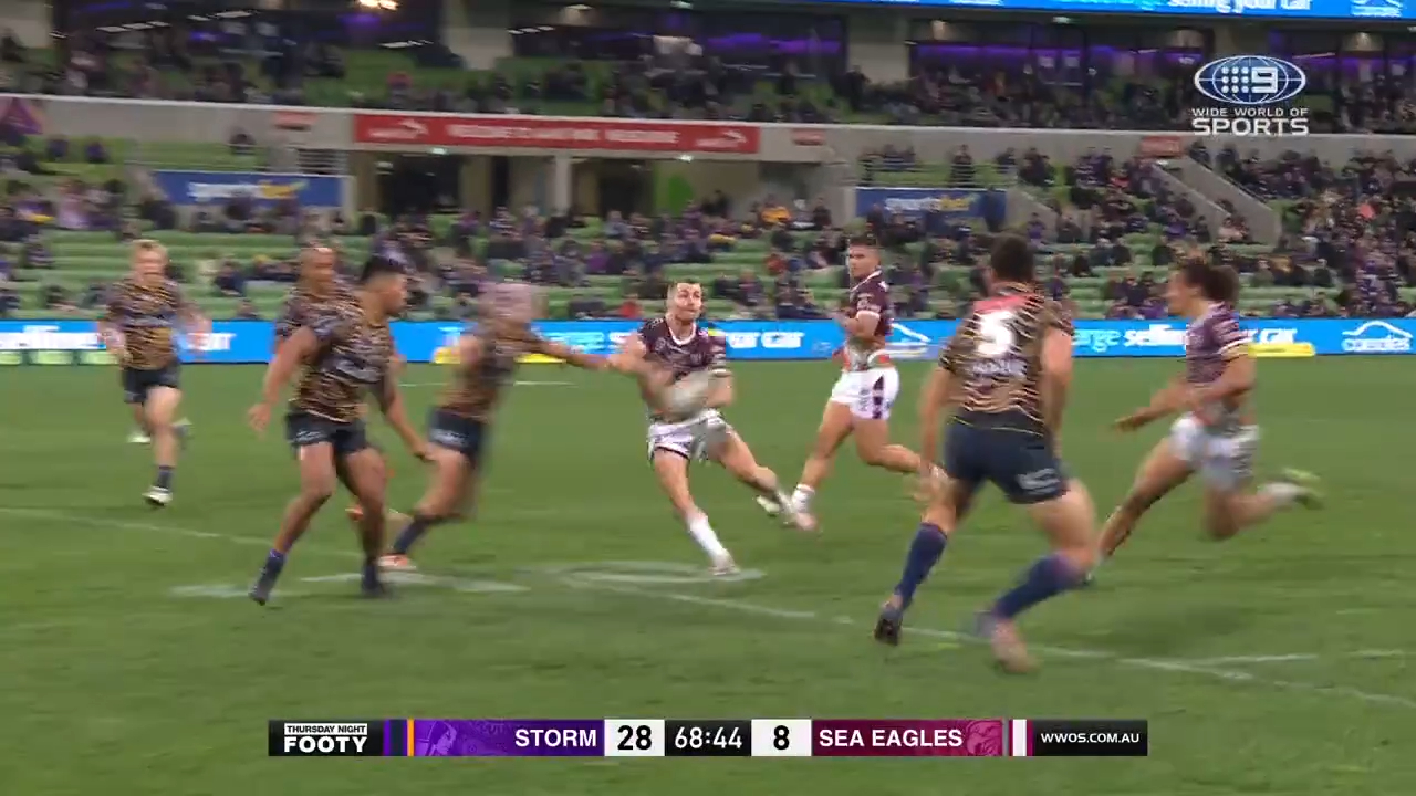 Foran marks 250th game with beautiful try assist