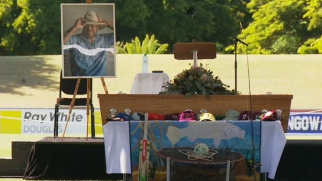 Mourners gather at Andrew Symonds’ farewell