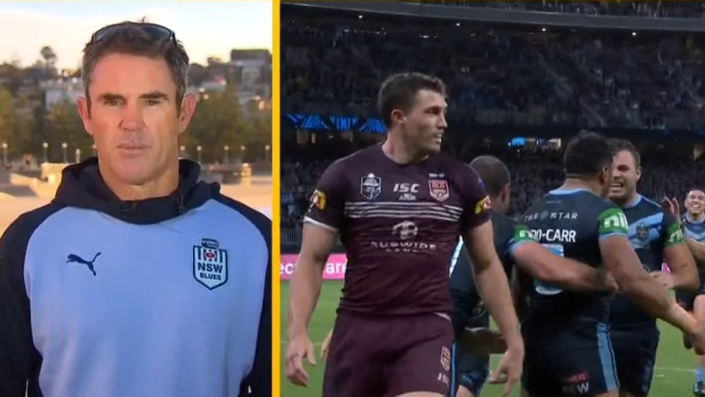 Brad Fittler speaks after naming his Blues squad for game one