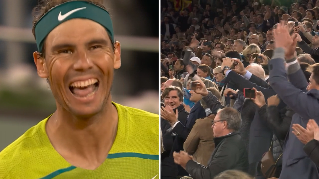 Rafael Nadal takes care of Novak Djokovic in the quarter-final