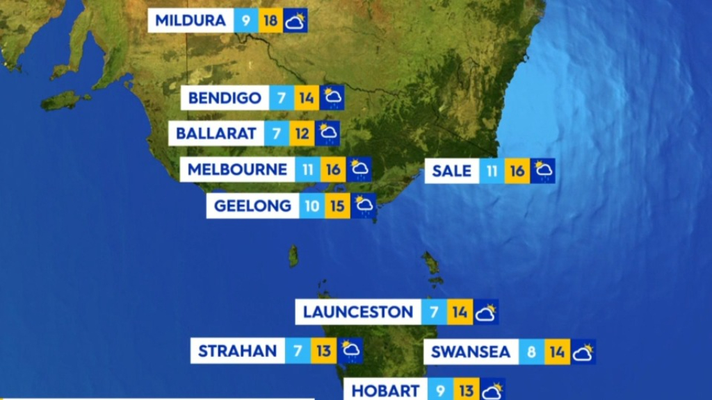 National weather forecast for Friday June 24