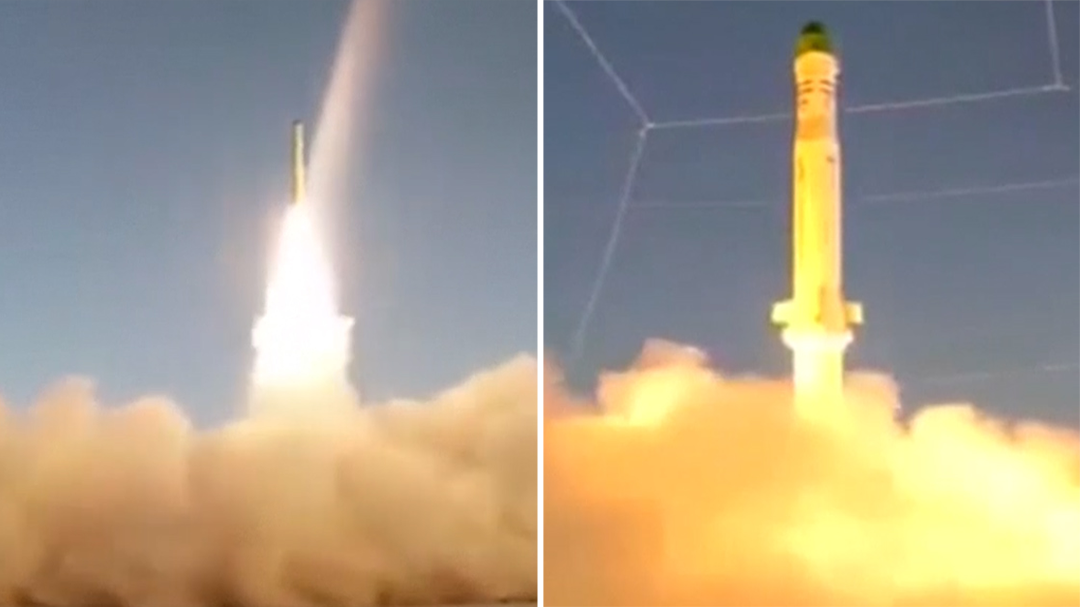 Iran launches rocket into space