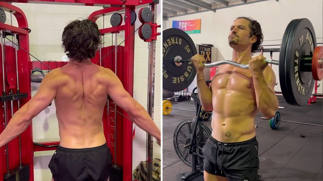 Orlando Bloom shares sizzling workout videos from gym in Far North Queensland