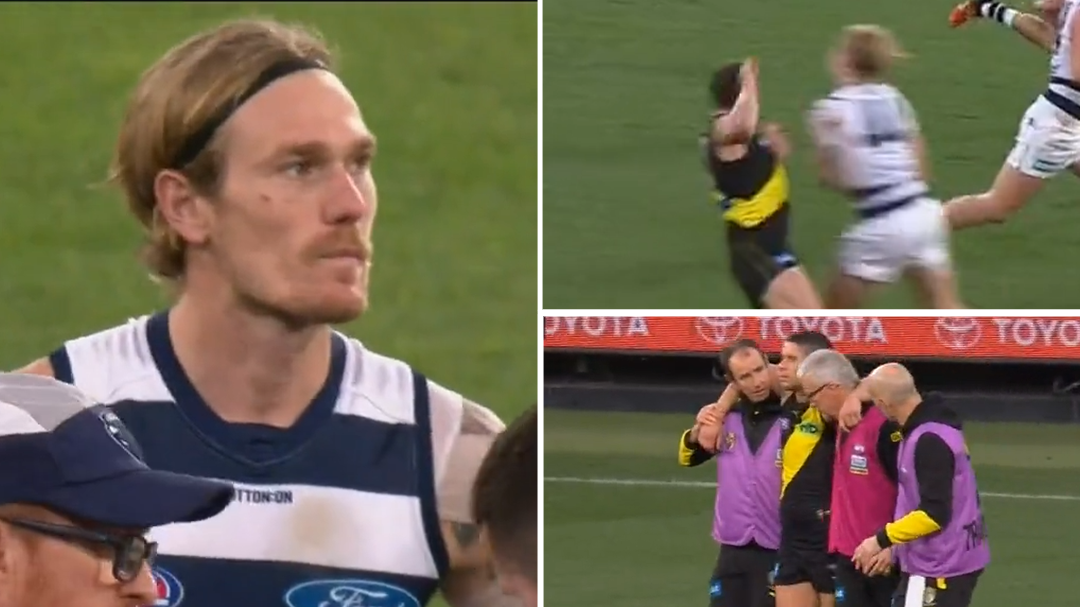 AFL star banned for ugly hit