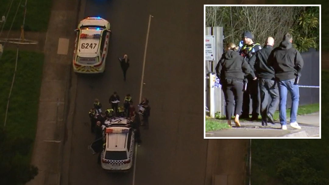 Murder suspect in hospital following police shooting in Melbourne