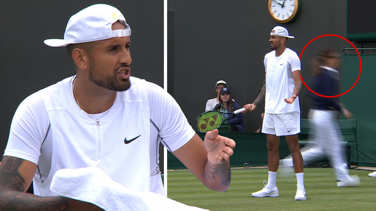 Kyrgios bristles at 'snitch' in Wimbledon stink