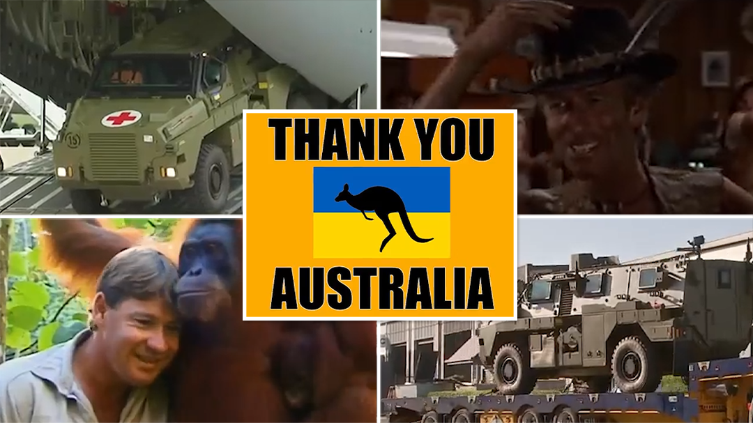 Ukraine releases video thanking Australia