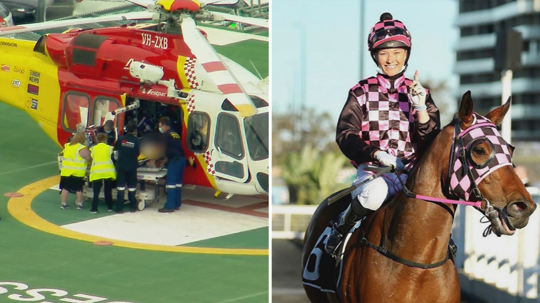 Brisbane jockey fighting for life after race fall