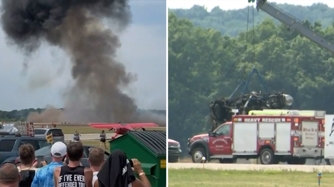 Stunt truck with jet engine crashes at Michigan air show killing driver