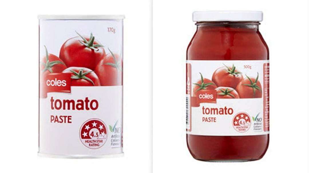 Coles supermarket recalls tomato paste