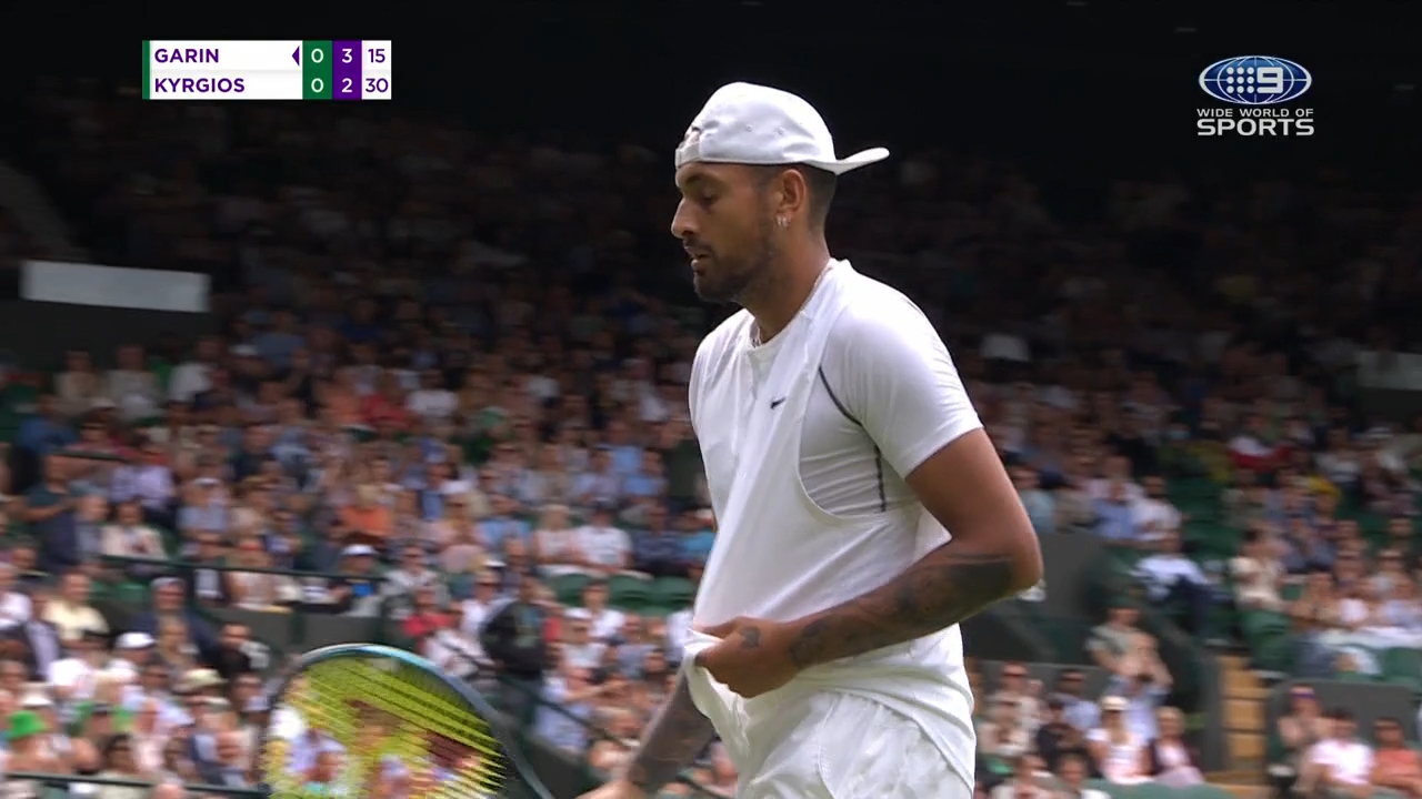 Insane winner sets up break for Kyrgios