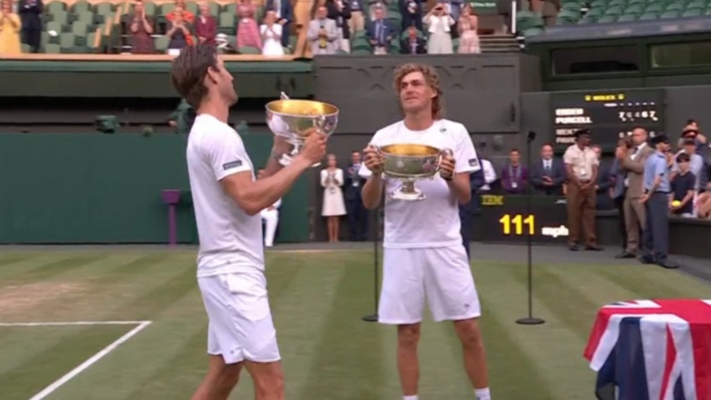 Aussies win men's doubles at Wimbledon