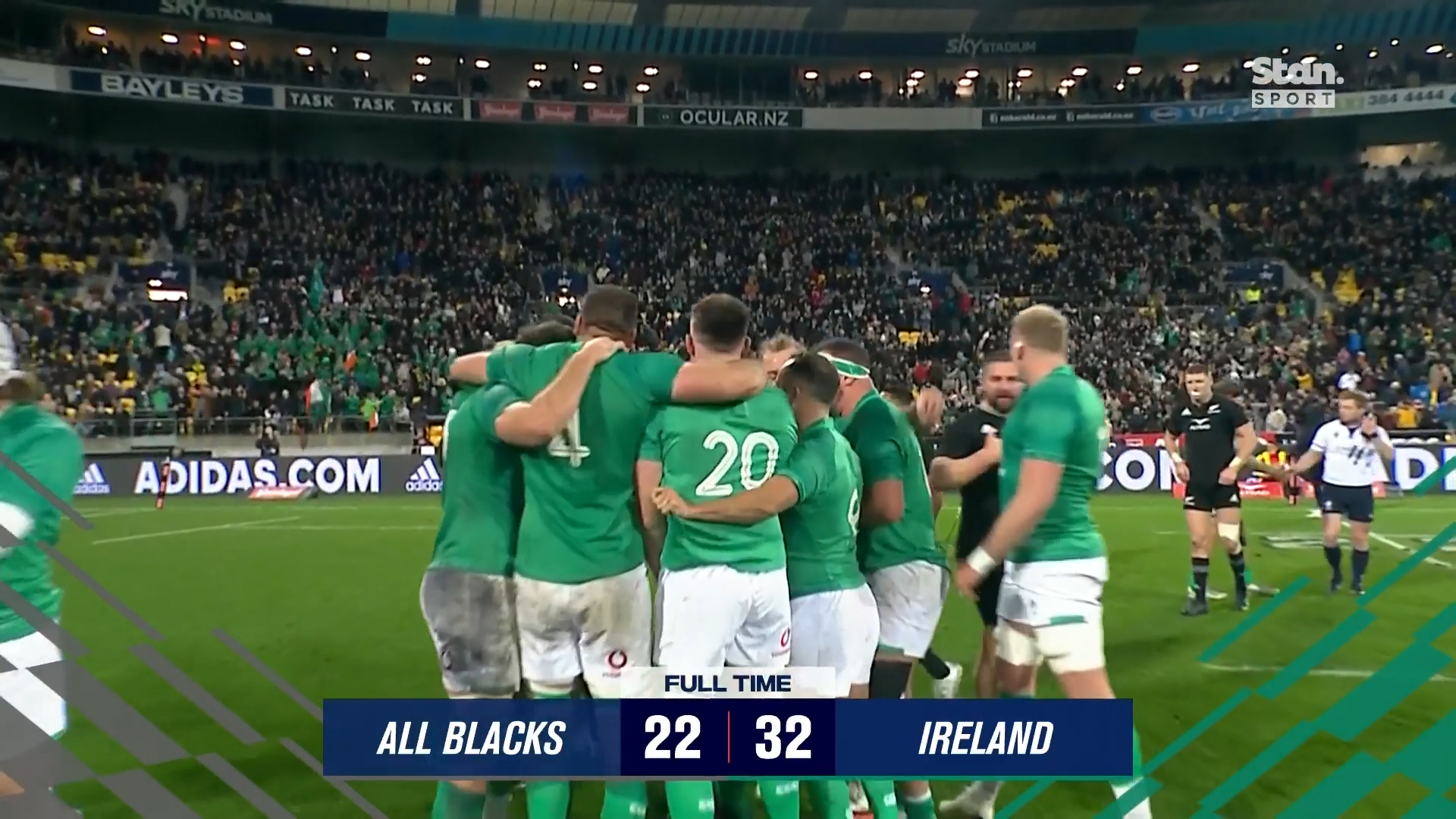 Ireland celebrate rugby history