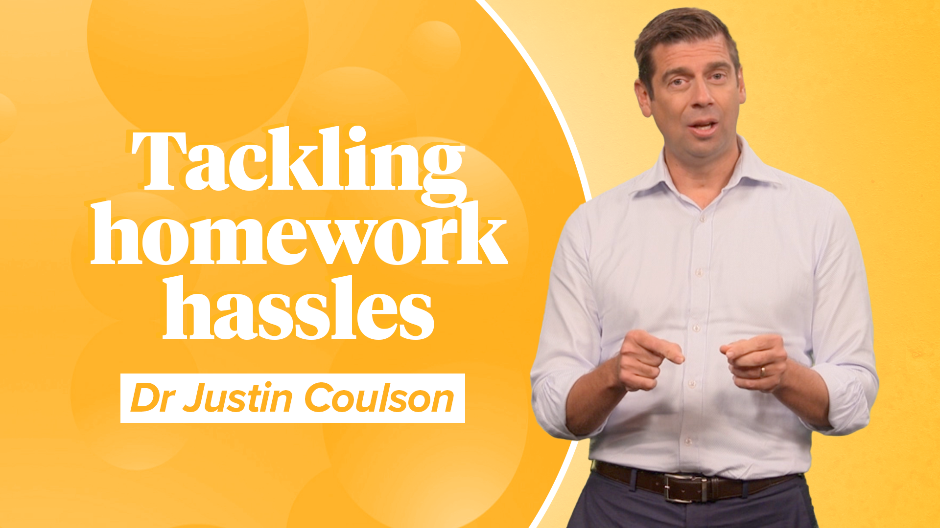 Parenting Expert Dr Justin Coulson on how to make homework stress free