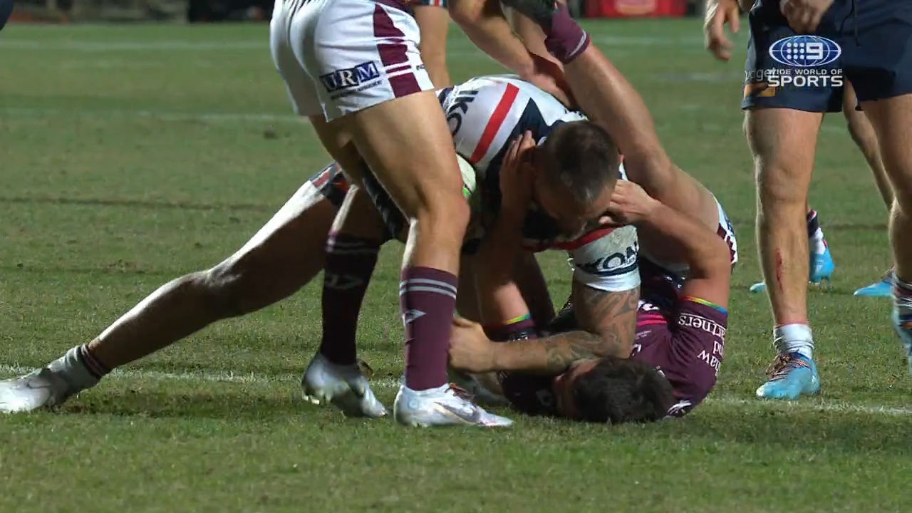 Roosters enforcer penalised for dirty act