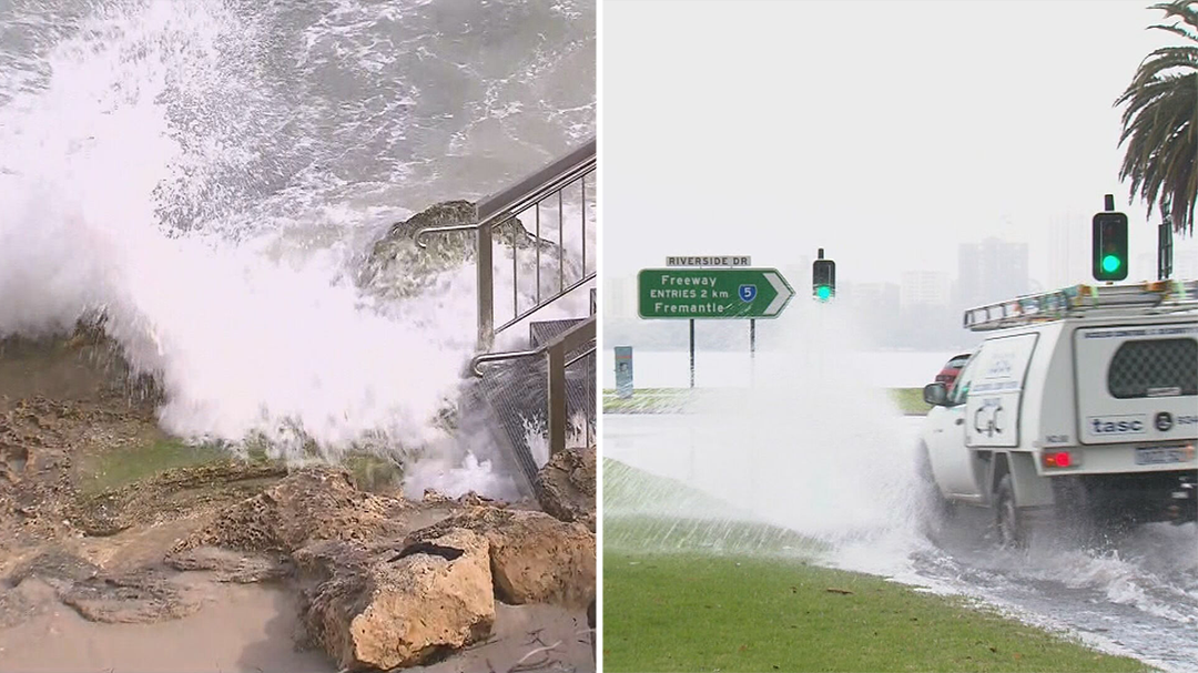 Western Australia in the middle of major storm