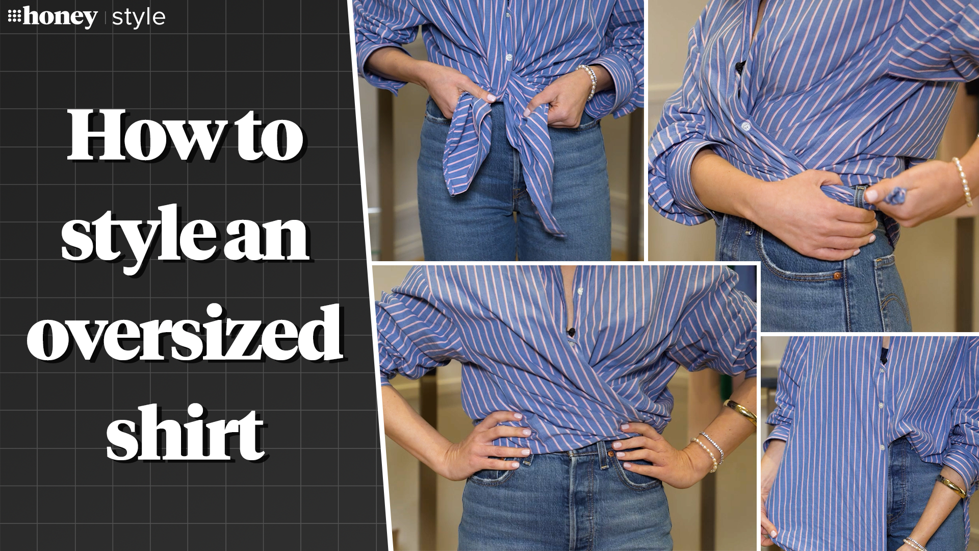 How to style an oversized shirt