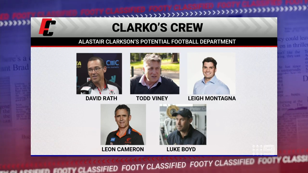 Clarkson tipped to pick Kangaroos