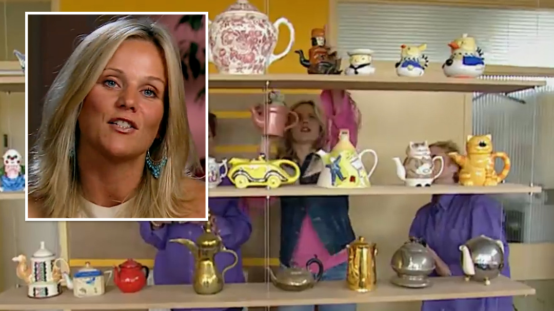 Woman's prized collection of antique teapots smashed in TV disaster