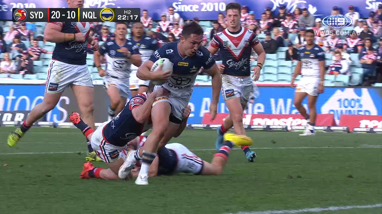 NRL Highlights: Roosters v Cowboys - Round 22
