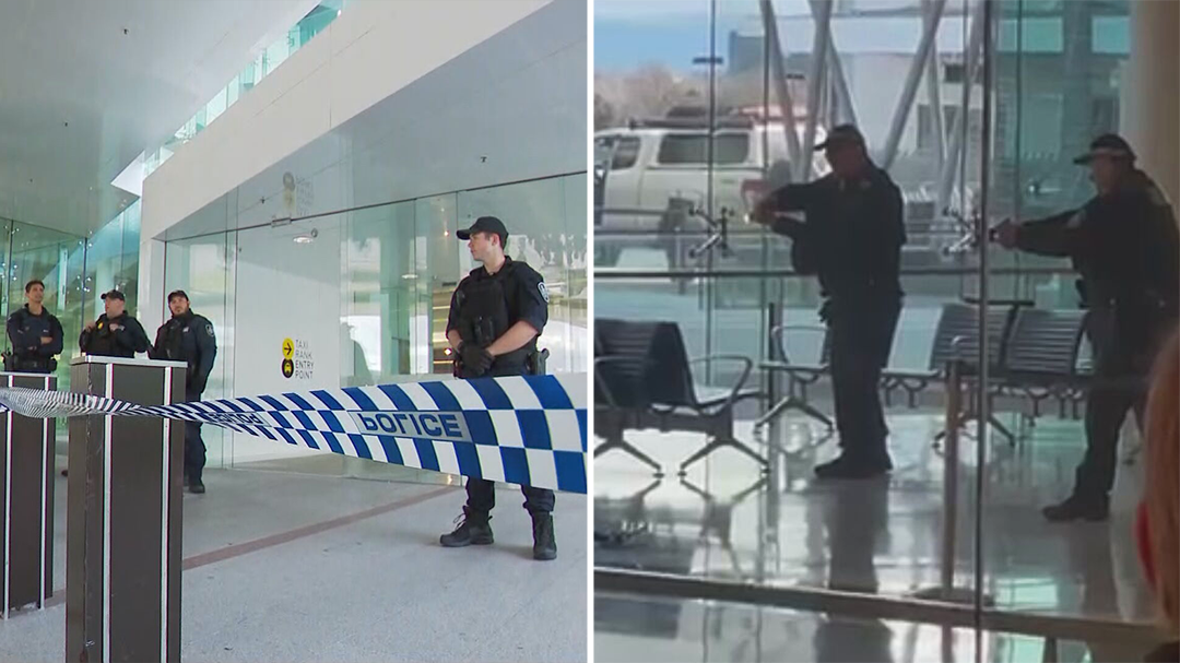 Canberra Airport to bolster security after an alleged gunman was arrested