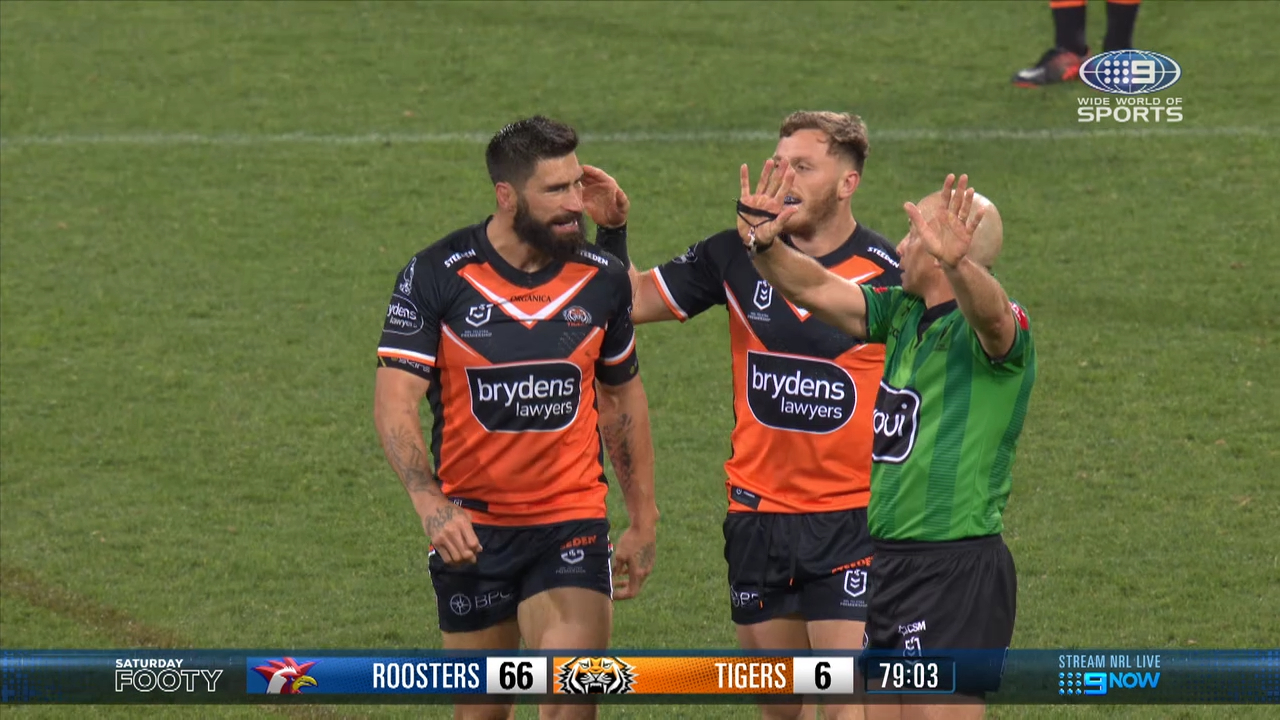 NRL Highlights: Roosters v Tigers - Round 23