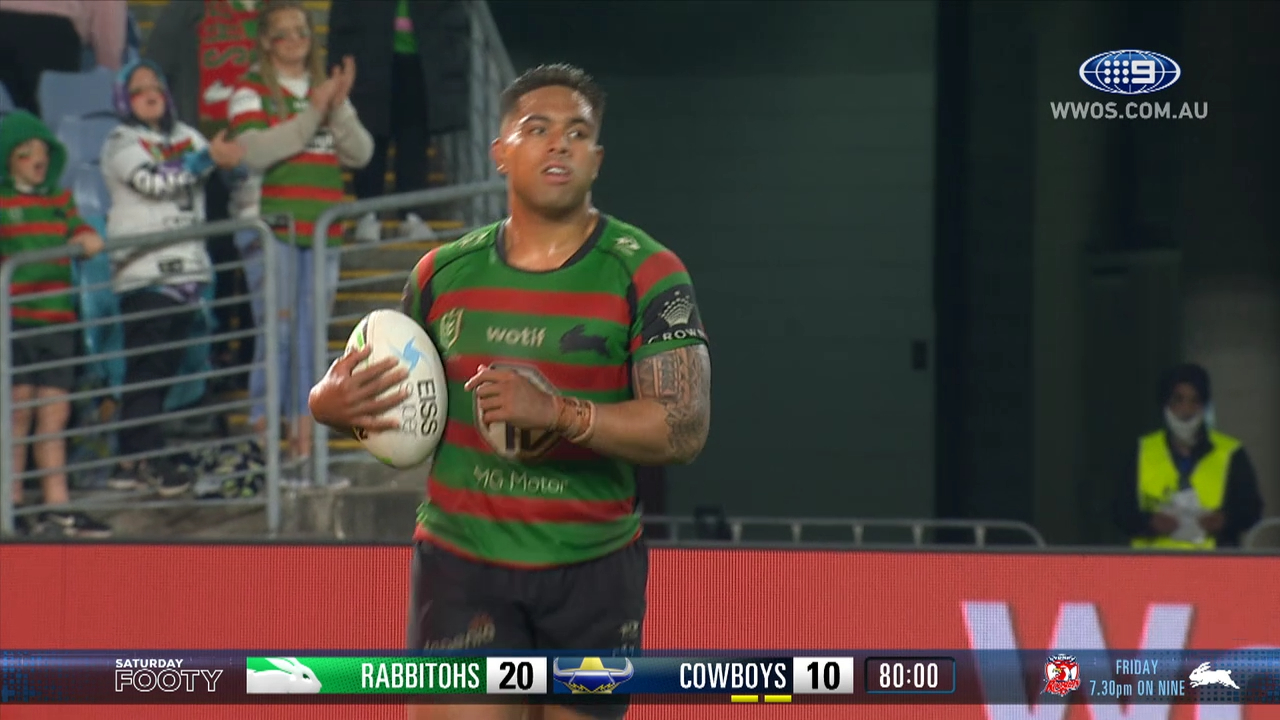 NRL Highlights: Rabbitohs v Cowboys - Round 24