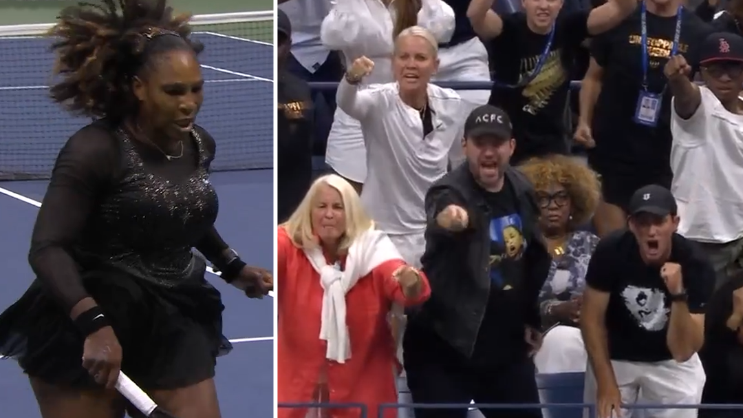 Serena wows crowd with winner