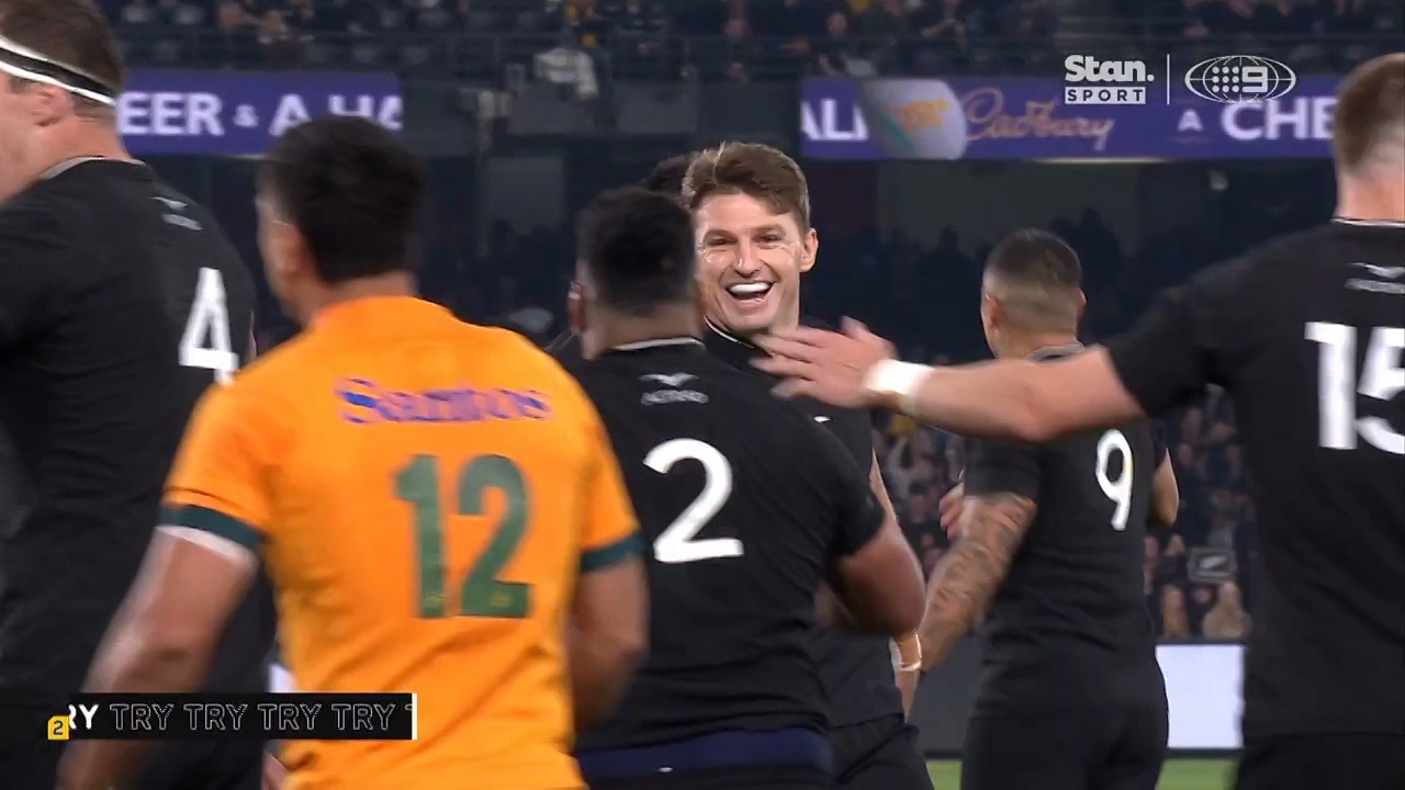 All Blacks hooker surges over for double