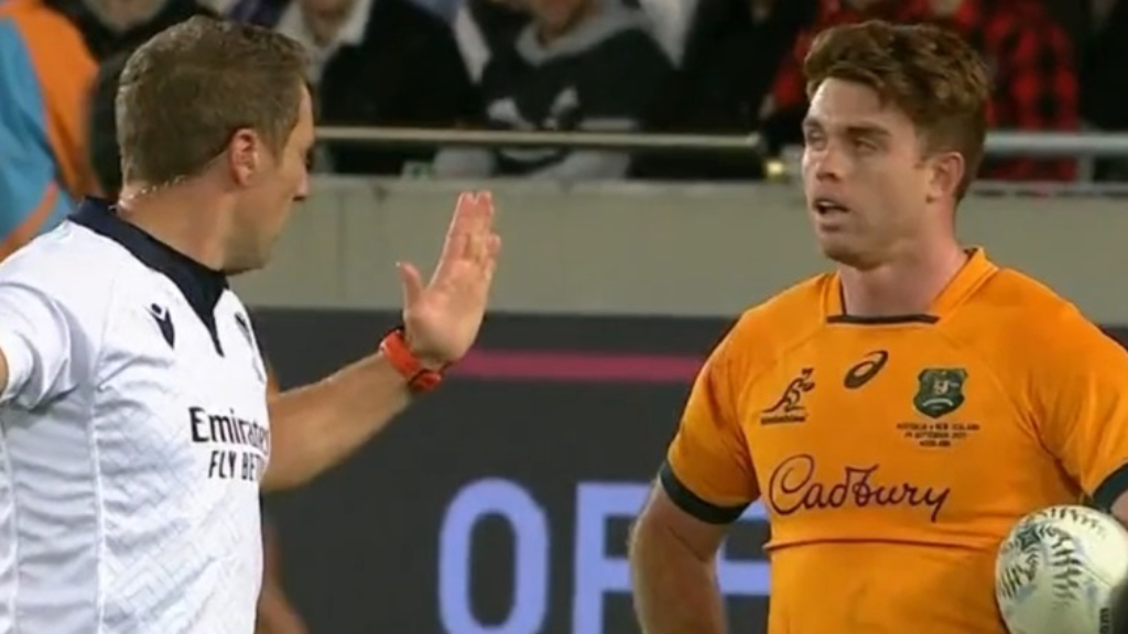Kellaway's cheeky question for referee