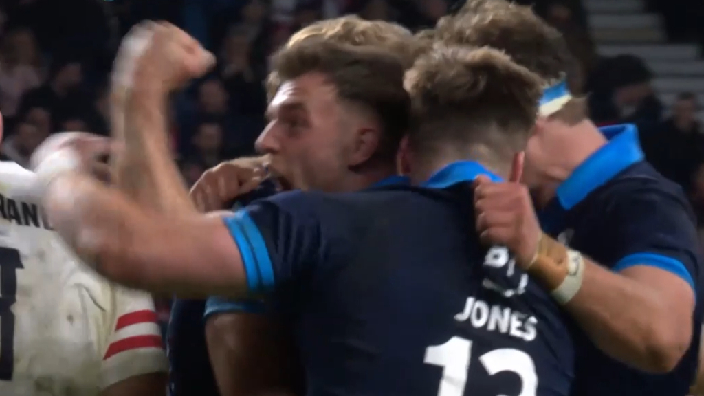 Scotland star scores 'video game' try