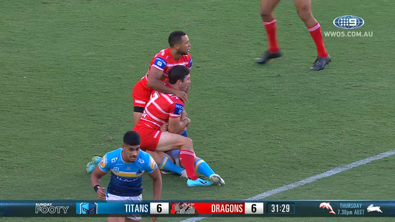 NRL Highlights: Titans v Dragons - Round 6 