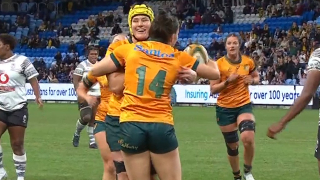 Wallaroos score back-to-back tries