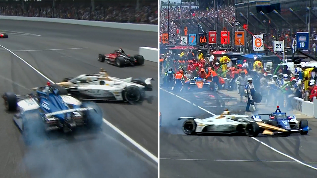 Indy 500 pole winner nerfed in bizarre crash