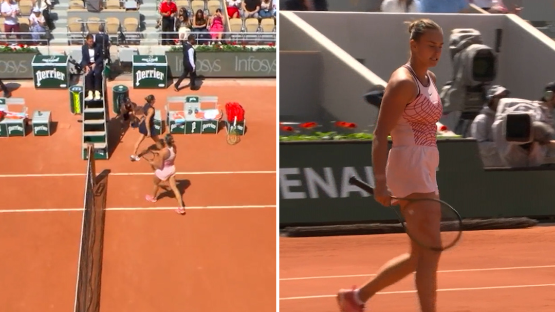 Kostyuk booed after refusing to shake Sabalenka's hand