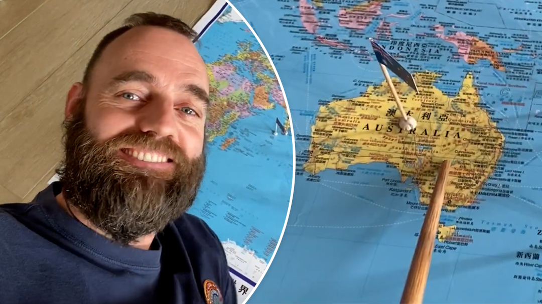 Adventurer visits every country without taking a plane
