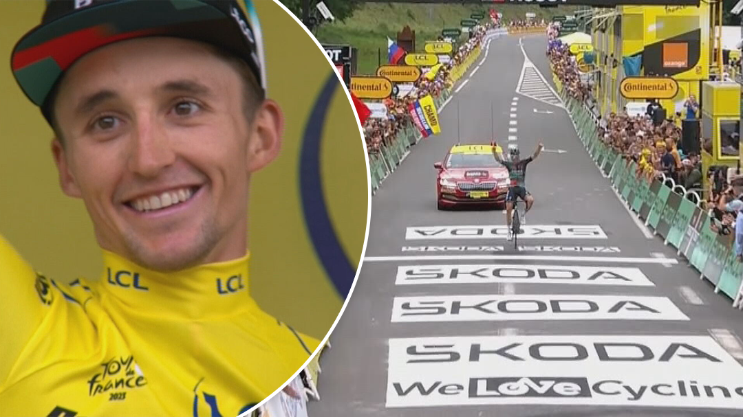 Australian claims Tour de France yellow jersey