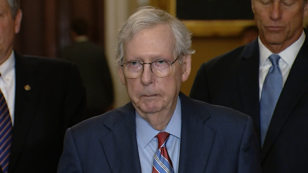 McConnell says he’s ‘fine’ after freezing during news conference