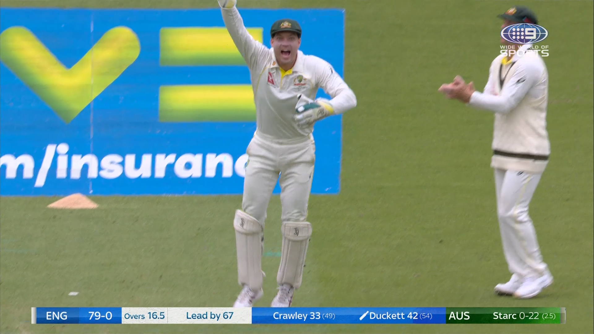 Starc gets Duckett