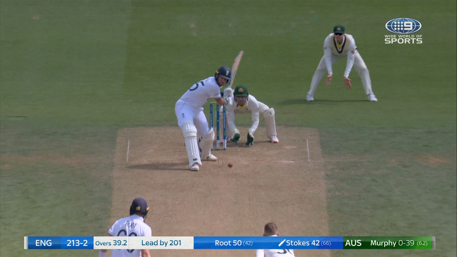 Murphy bags wicket as Stokes holes out