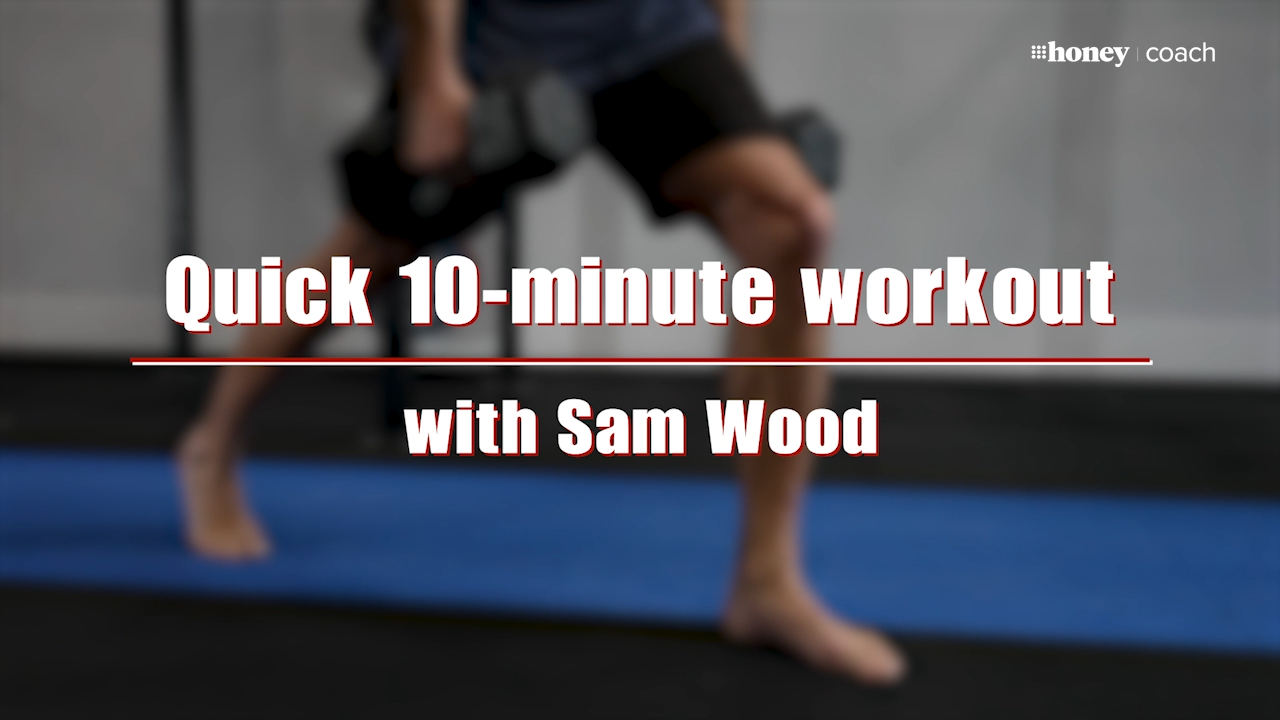 Sam Wood shares a 10-minute workout you can do anywhere