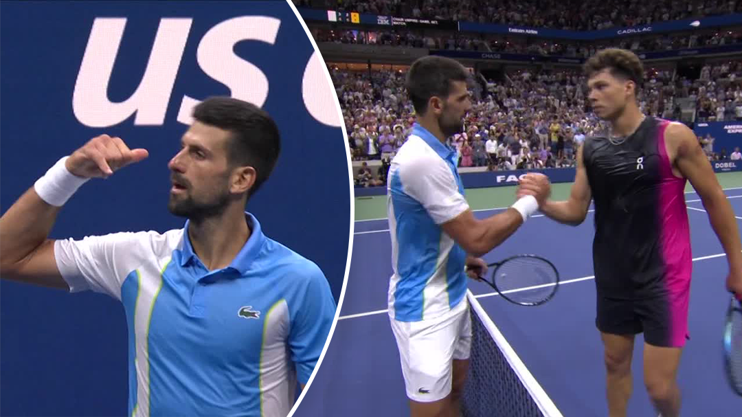 Djokovic mocks Shelton after loss