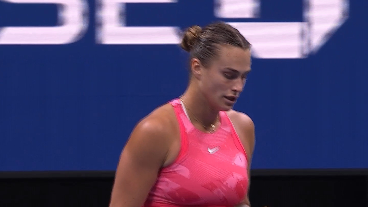 Sabalenka clinches first set