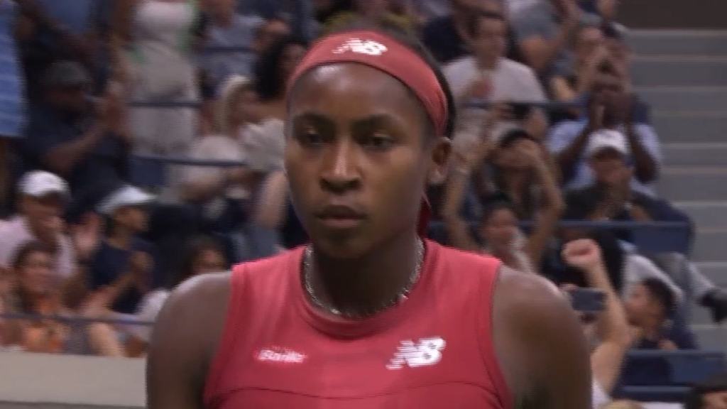 Sabalenka double fault gives Gauff the break